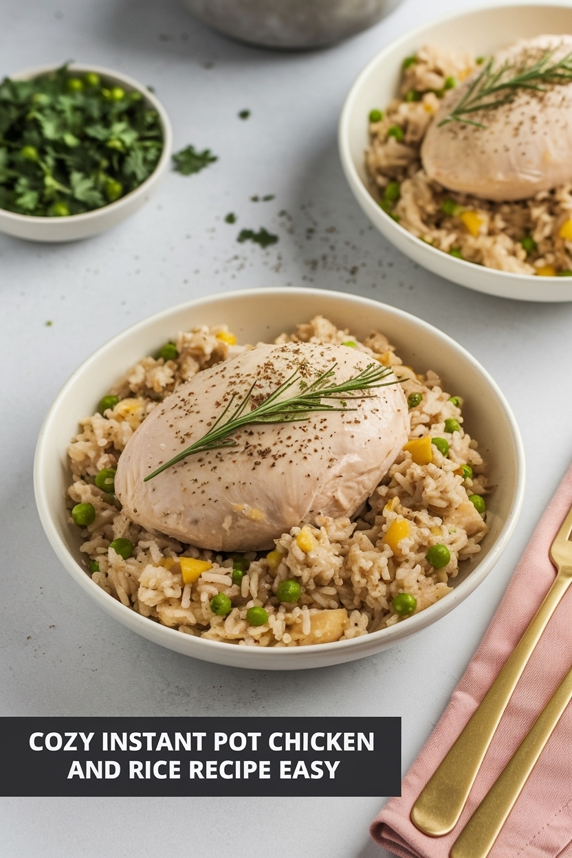 instant pot chicken and rice recipe easy