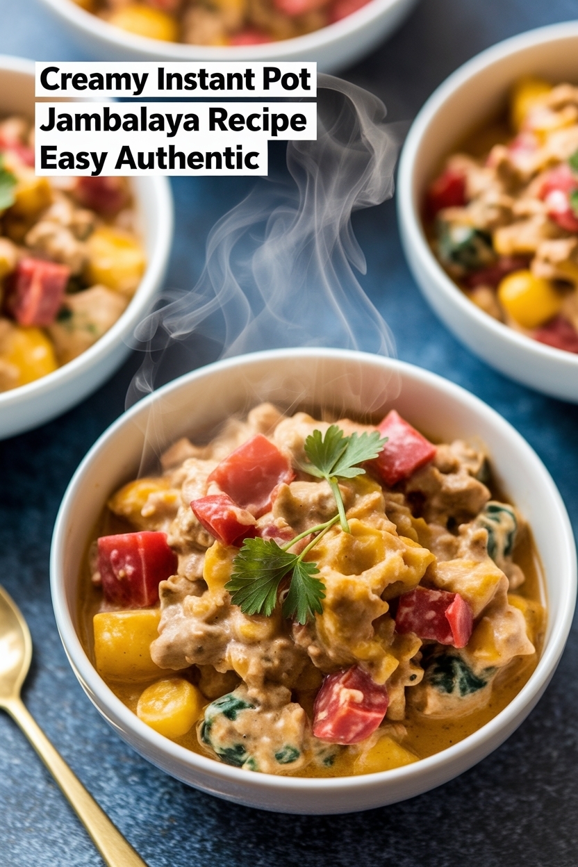 instant pot jambalaya recipe easy authentic