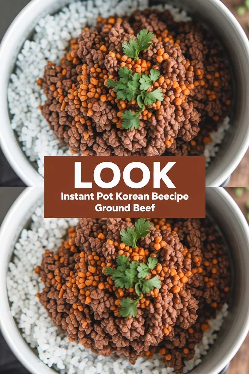 instant pot korean beef recipe ground beef