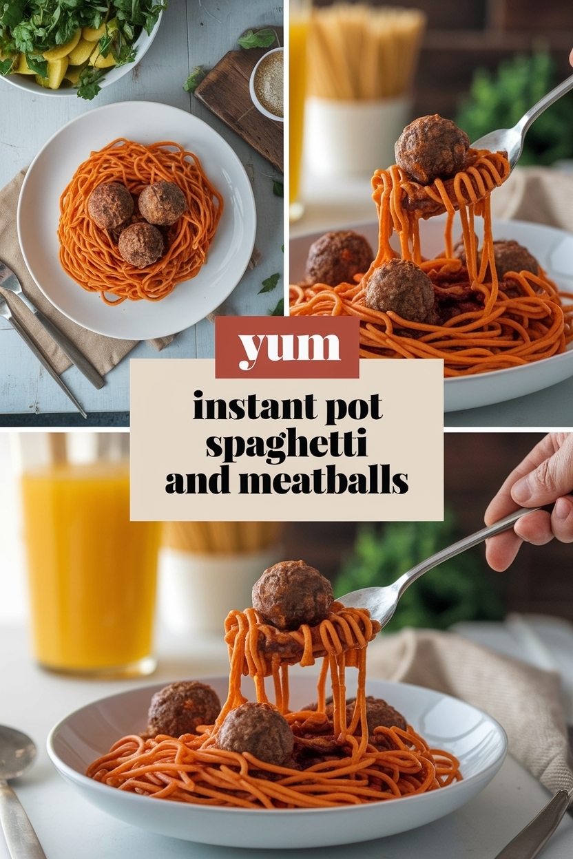 instant pot spaghetti and meatballs