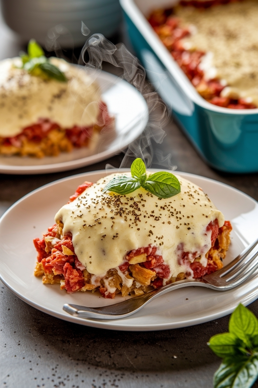 keto chicken parmesan casserole recipe