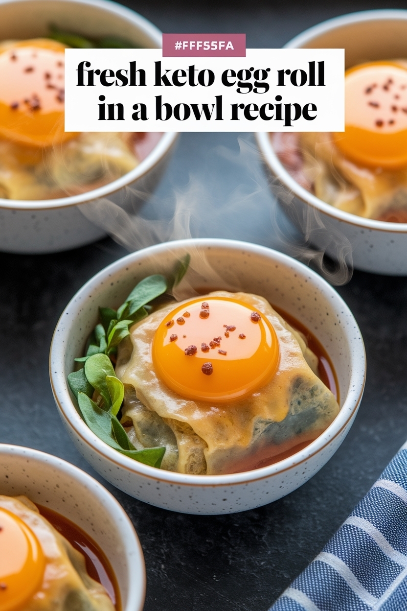 keto egg roll in a bowl recipe
