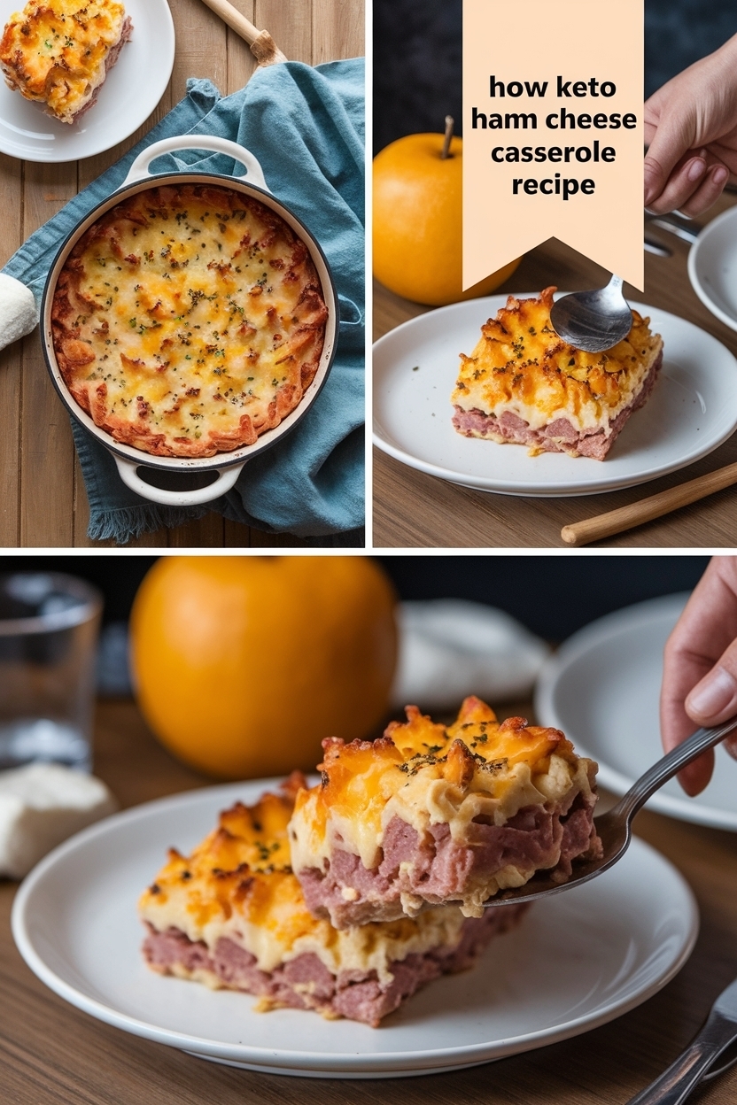 keto ham and cheese casserole recipe