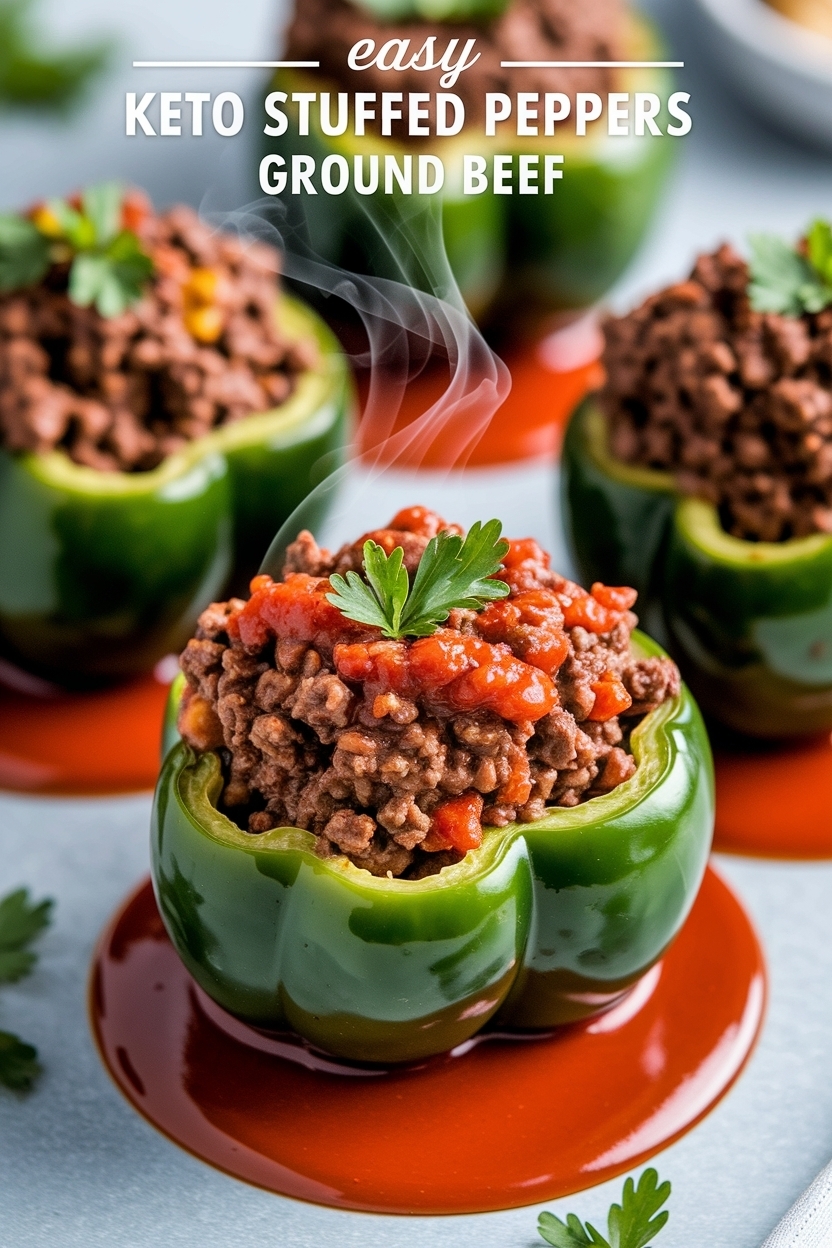 keto stuffed peppers recipe ground beef