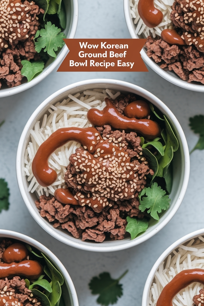 korean ground beef bowl recipe easy