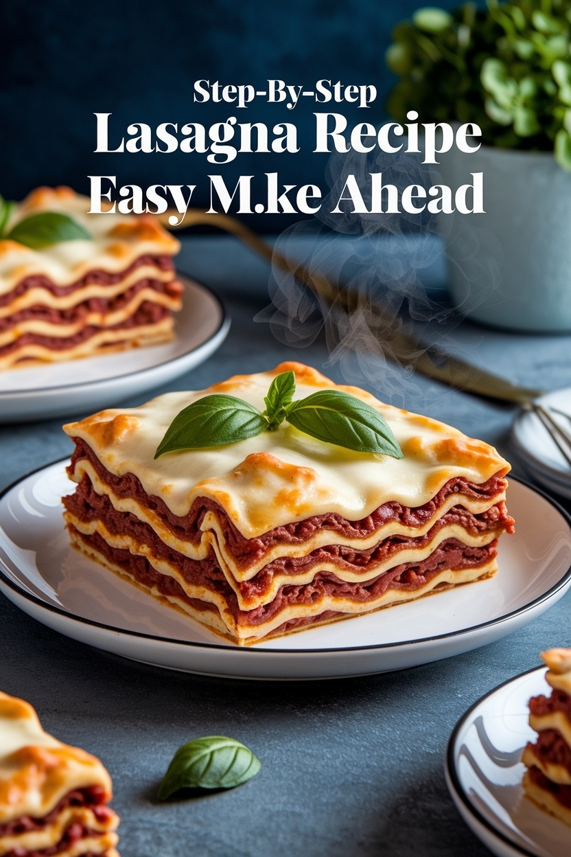 lasagna recipe easy make ahead