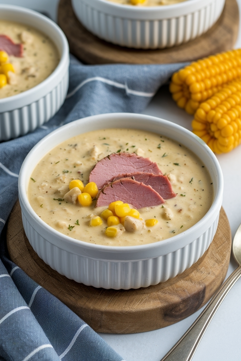leftover ham potato corn chowder