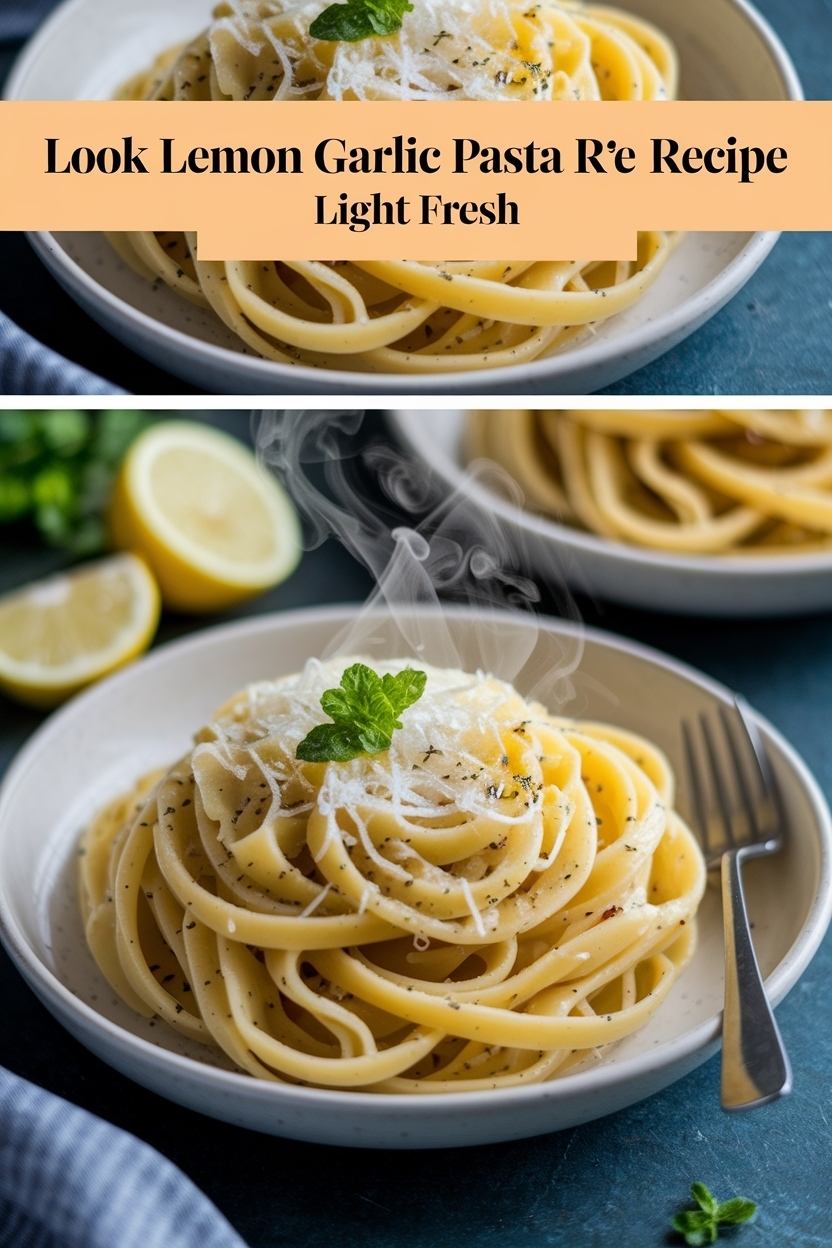 lemon garlic pasta recipe light fresh