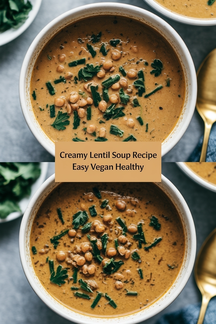 lentil soup recipe easy vegan healthy