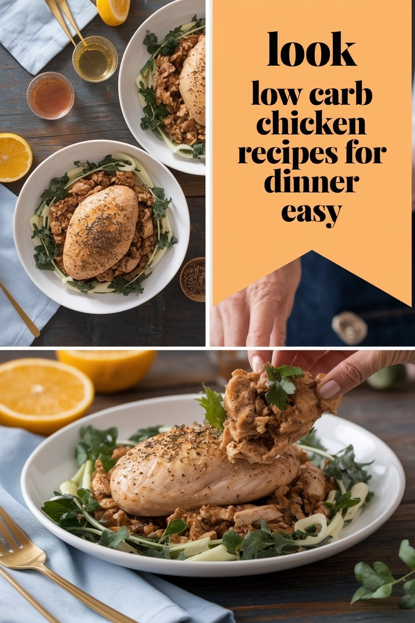 low carb chicken recipes for dinner easy