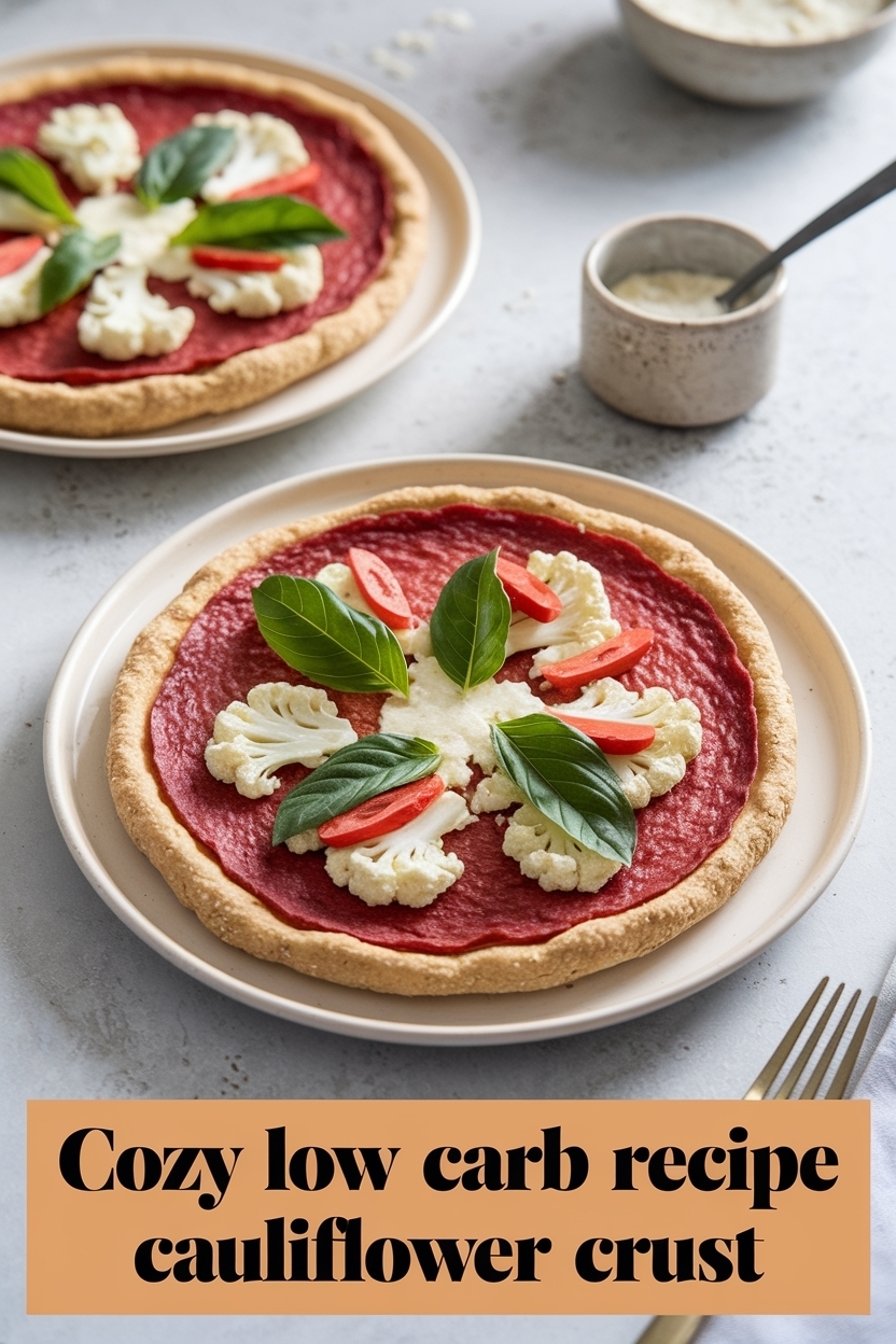 low carb pizza recipe cauliflower crust