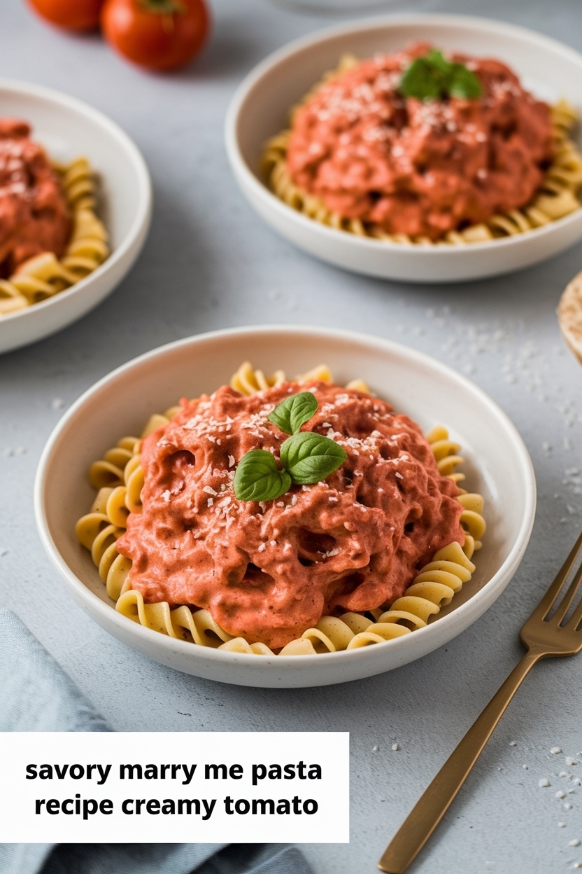 marry me pasta recipe creamy tomato