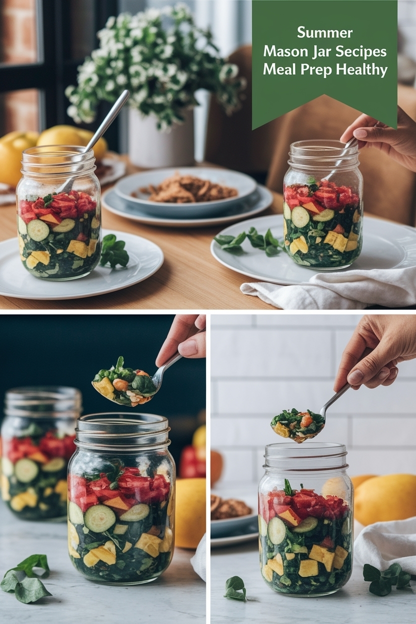 mason jar salad recipes meal prep healthy