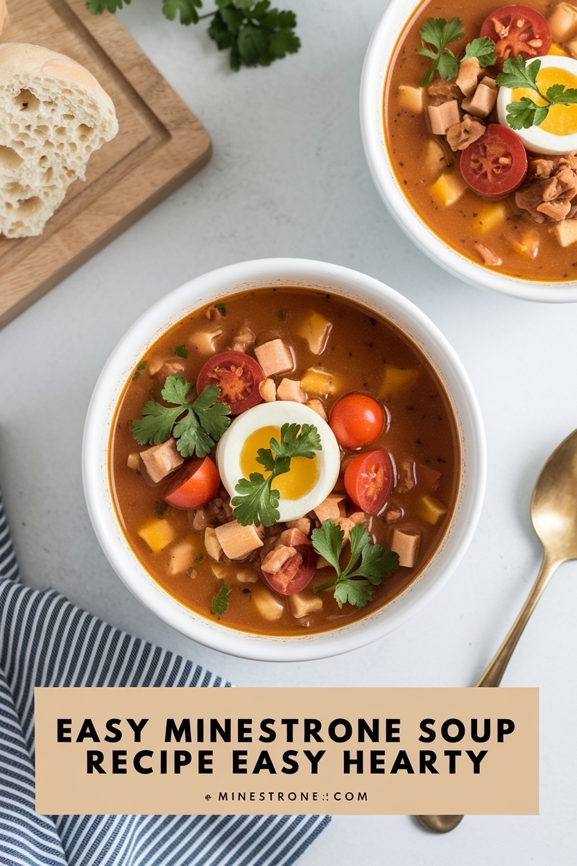 minestrone soup recipe easy hearty