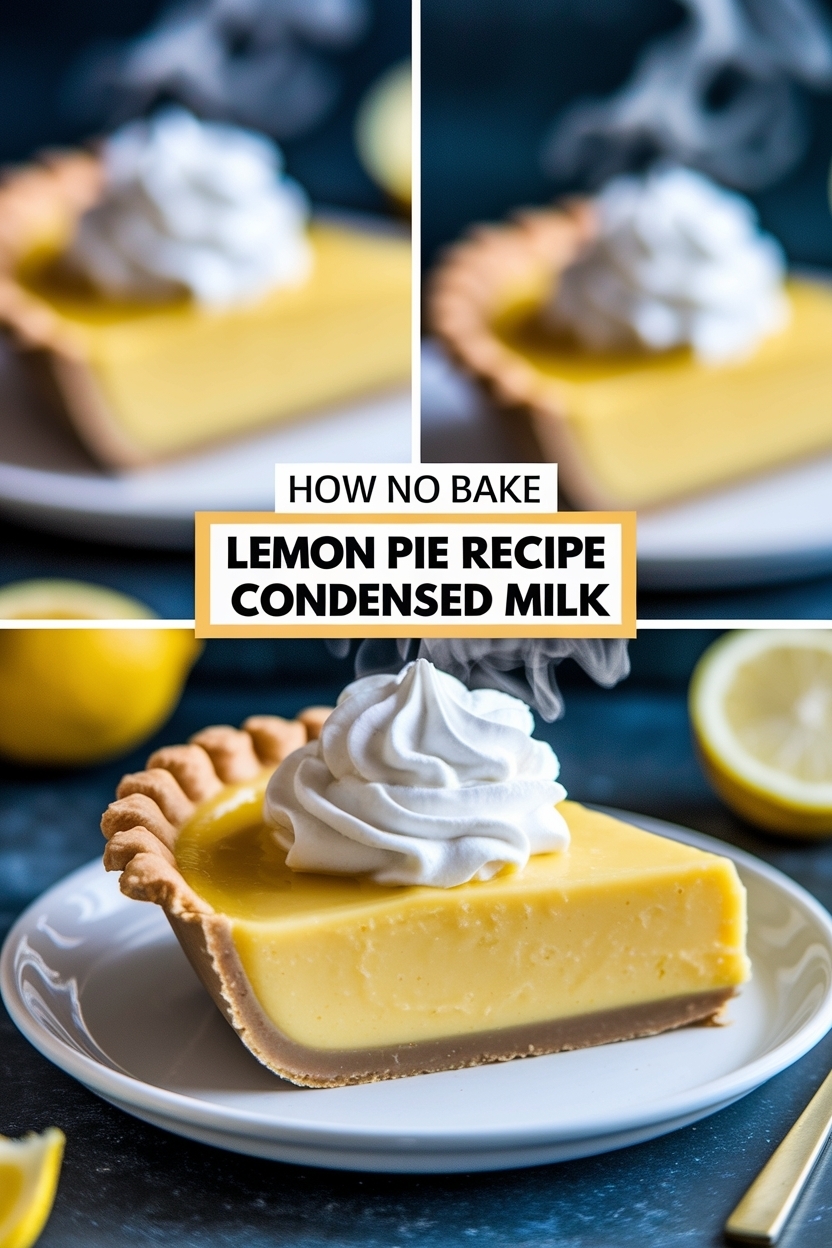 no bake lemon pie recipe condensed milk