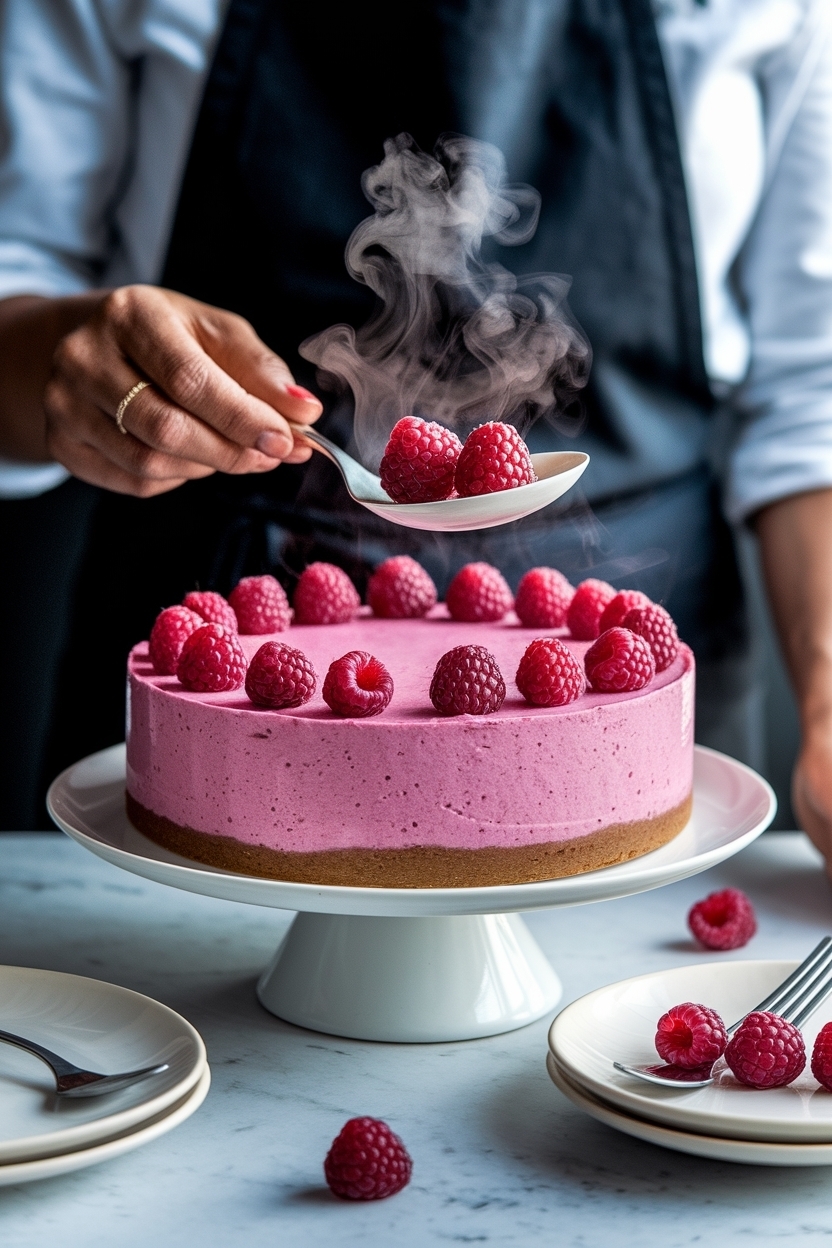 no bake raspberry cheesecake recipe