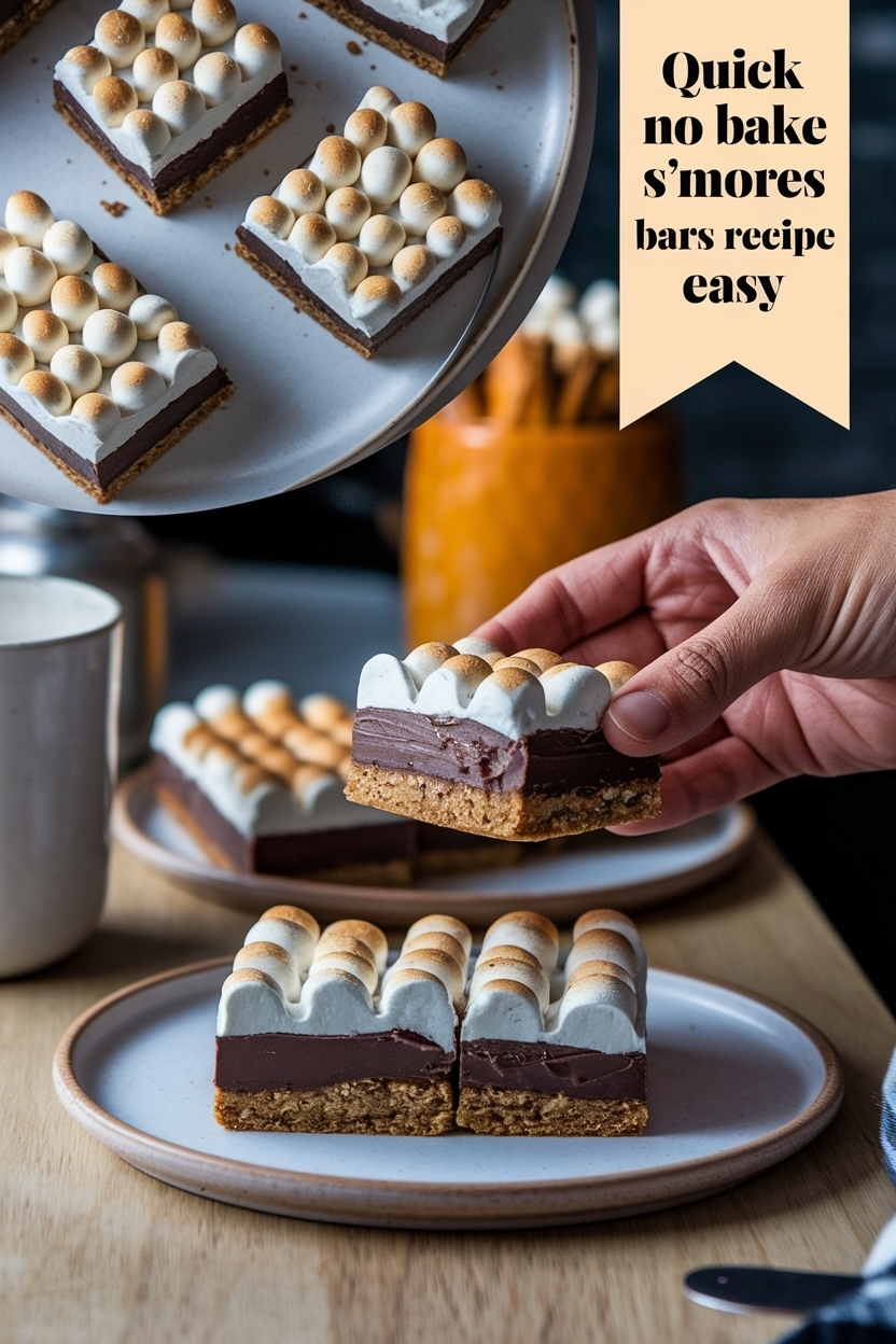 no bake s'mores bars recipe easy