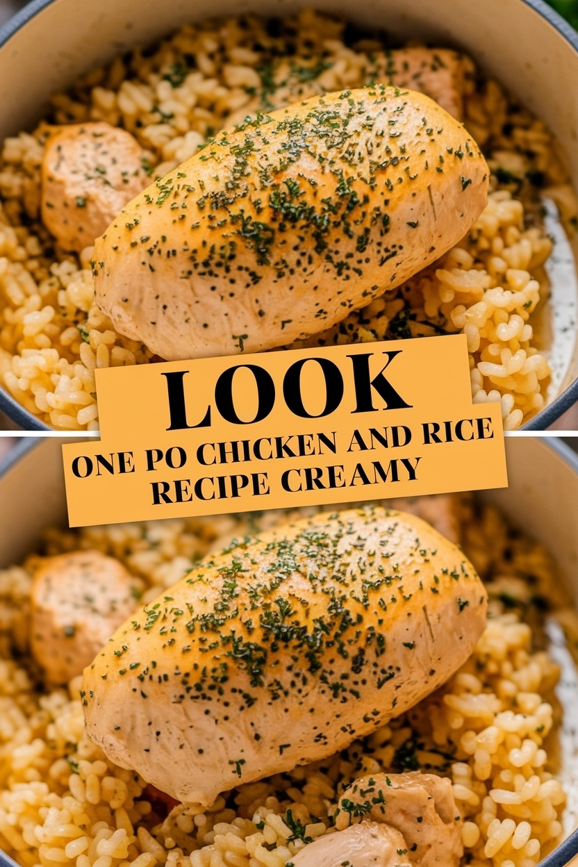 one pot chicken and rice recipe creamy