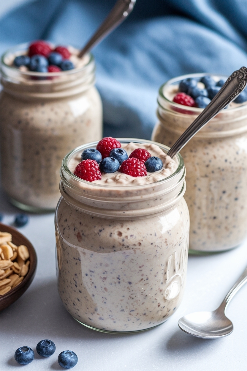 overnight oats recipe for weight loss high protein