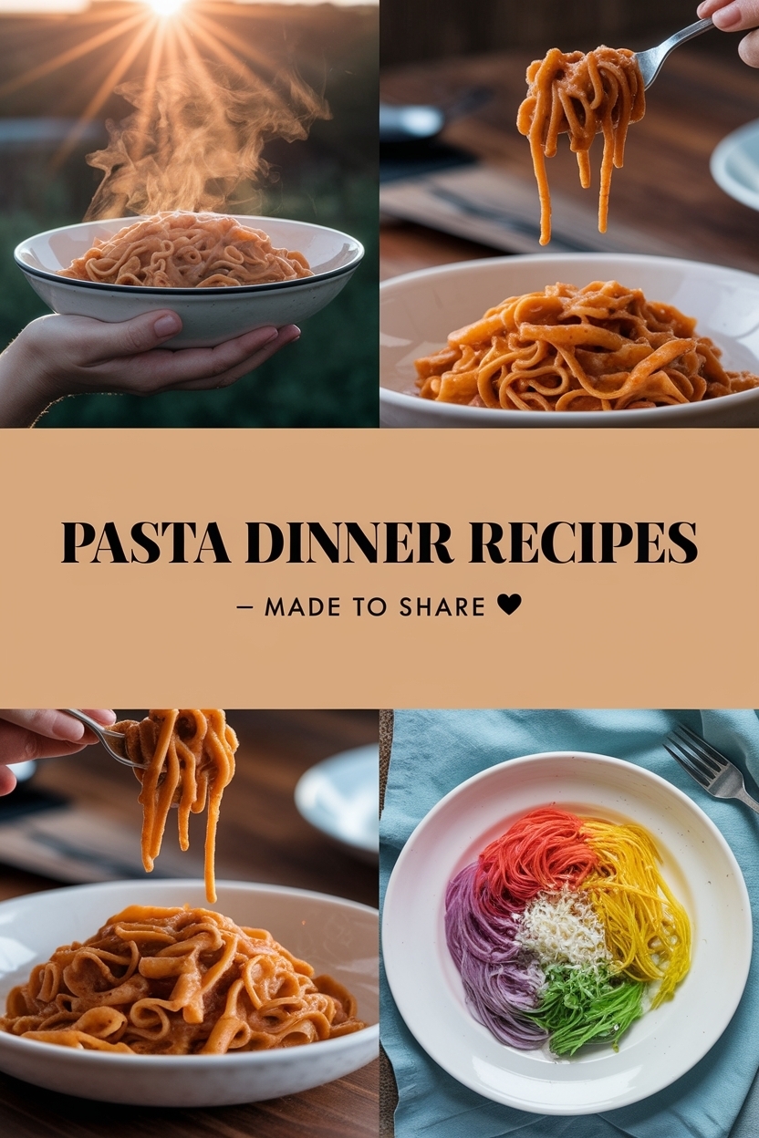 ## Delicious Pasta Dinner Recipes: Three Unique Human Touches