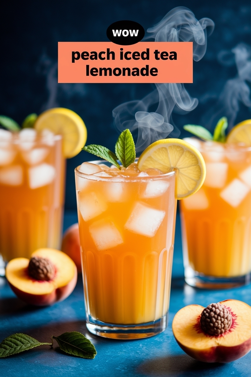 peach iced tea lemonade