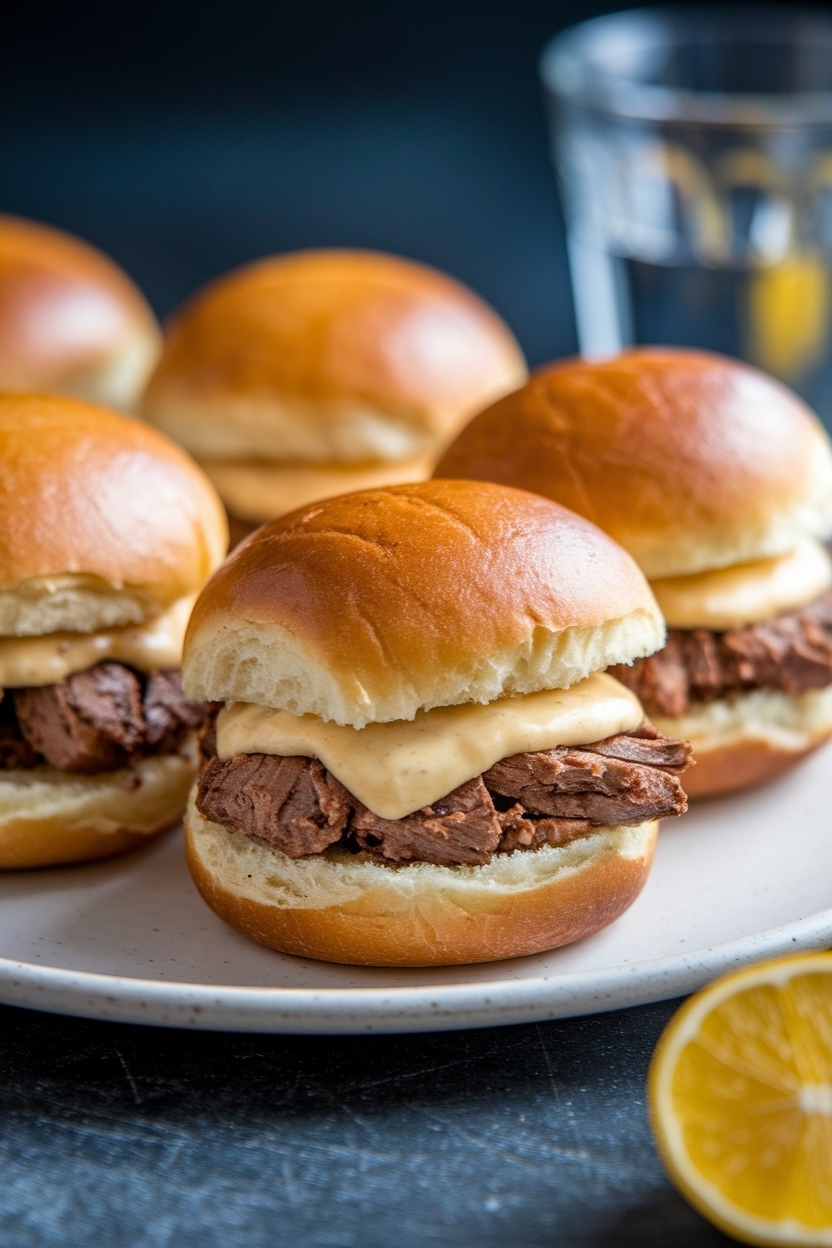 philly cheesesteak sliders hawaiian rolls