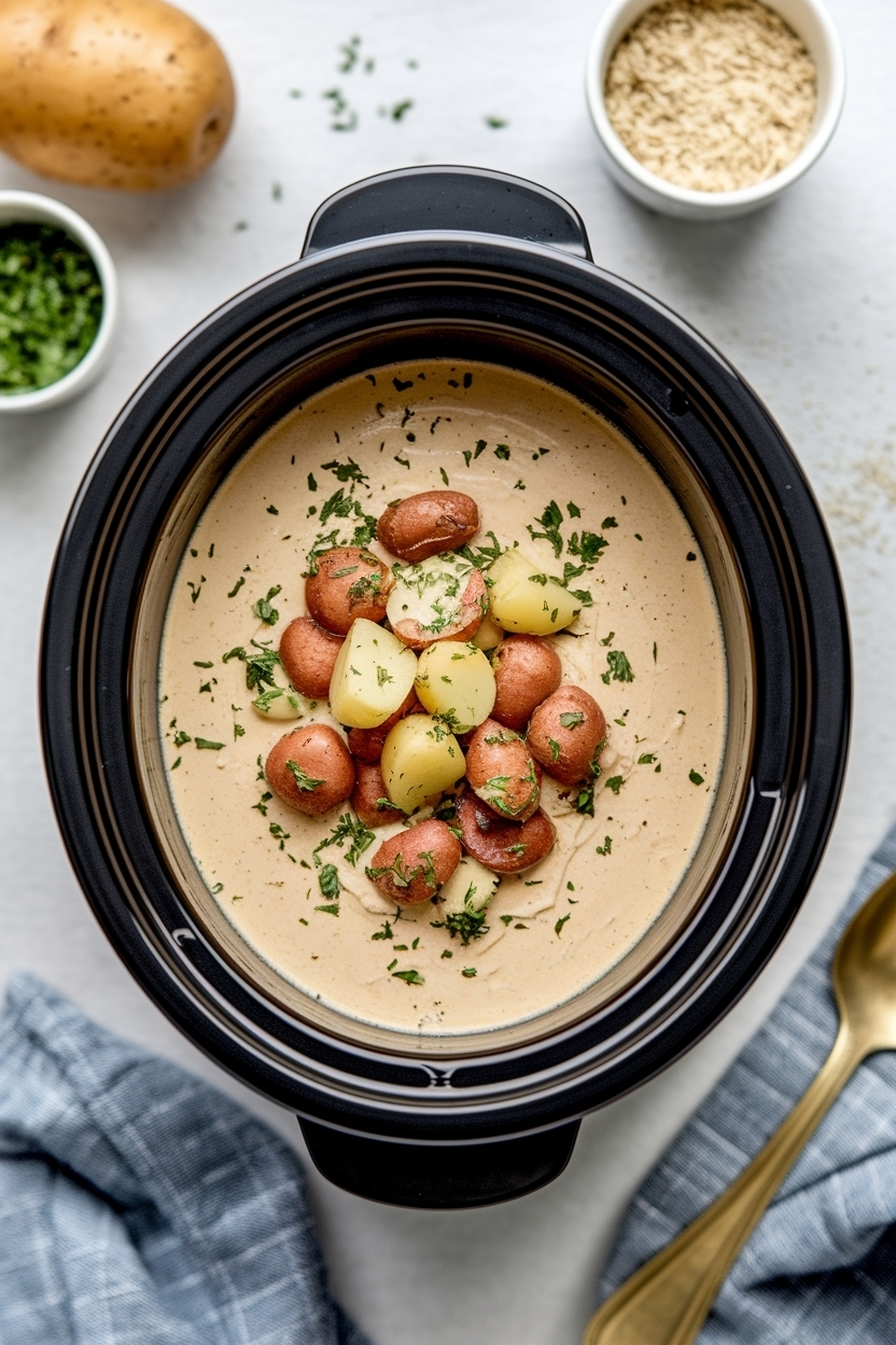 potato soup recipe slow cooker loaded