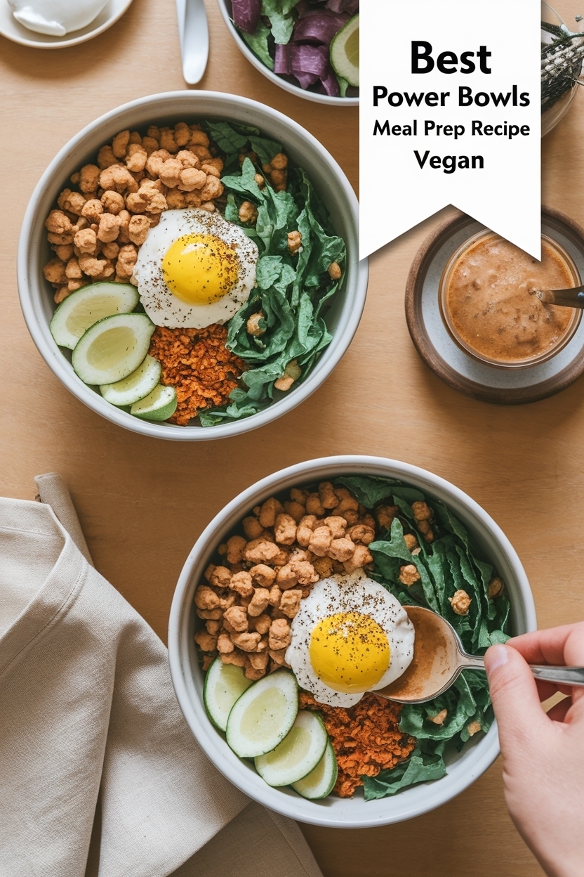 power bowls meal prep recipe vegan