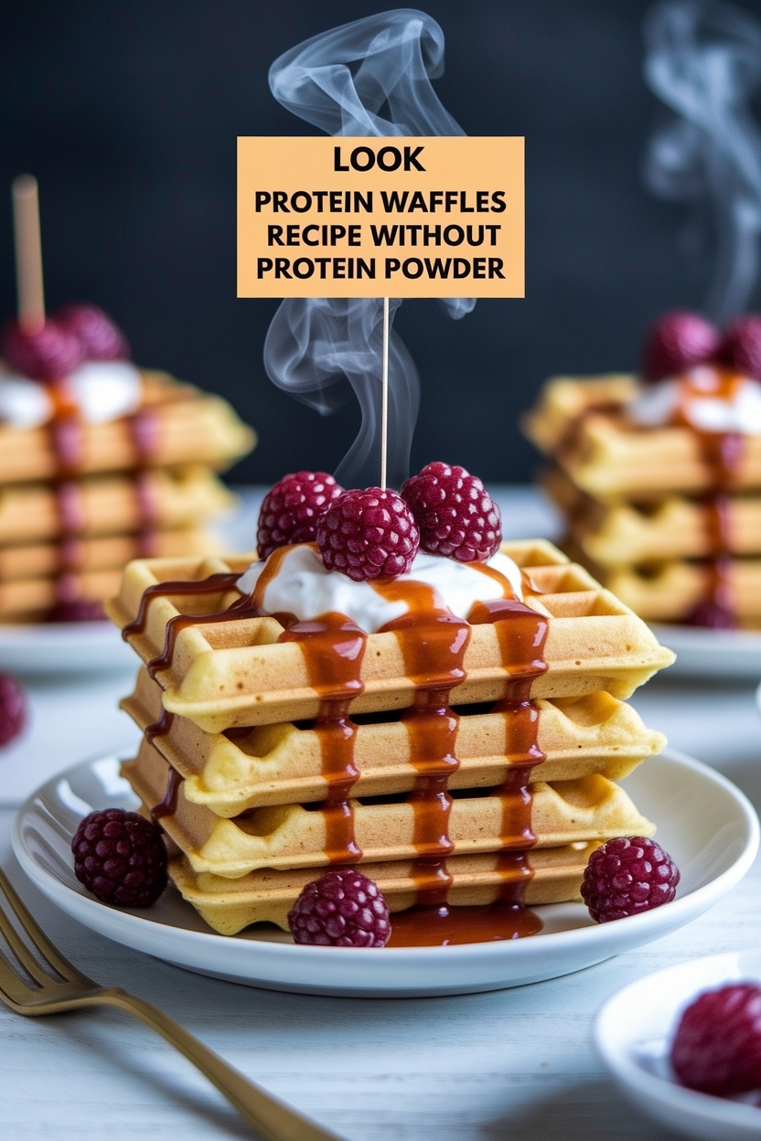 protein waffles recipe without protein powder
