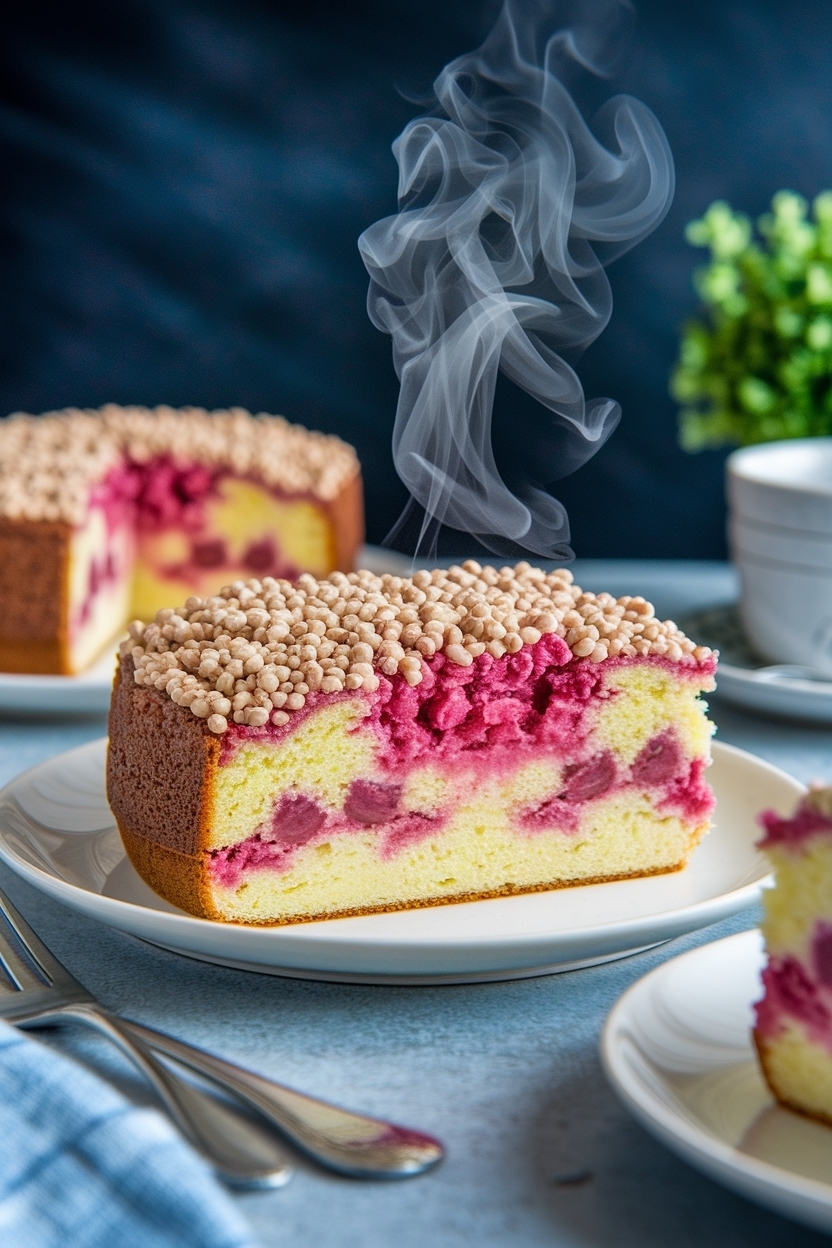 rhubarb dump cake yellow cake mix