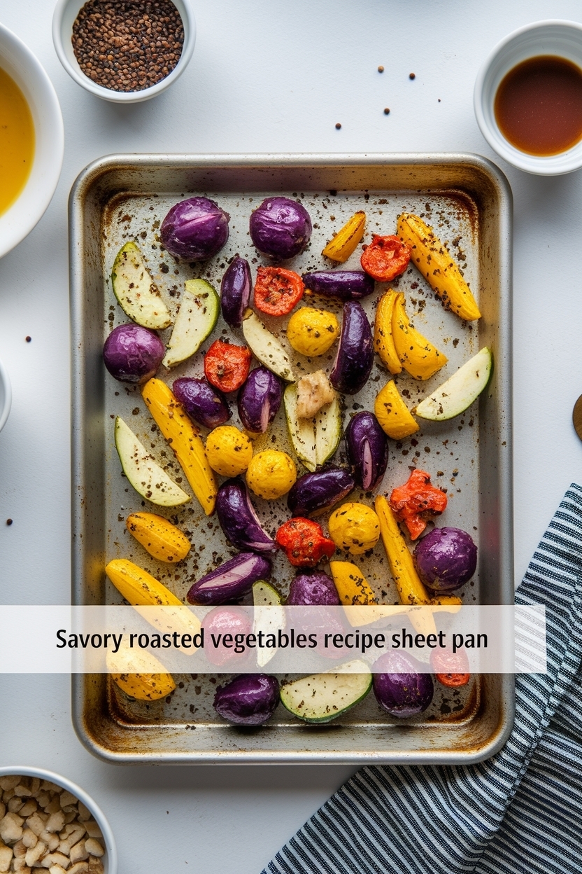 roasted vegetables recipe sheet pan