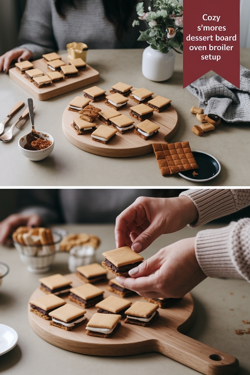 ## Perfect S'mores Dessert Board: Oven Broiler Setup Guide