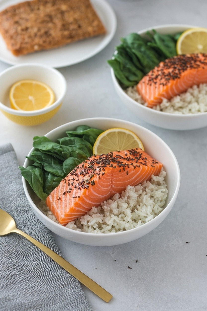 salmon rice bowl recipe emily mariko