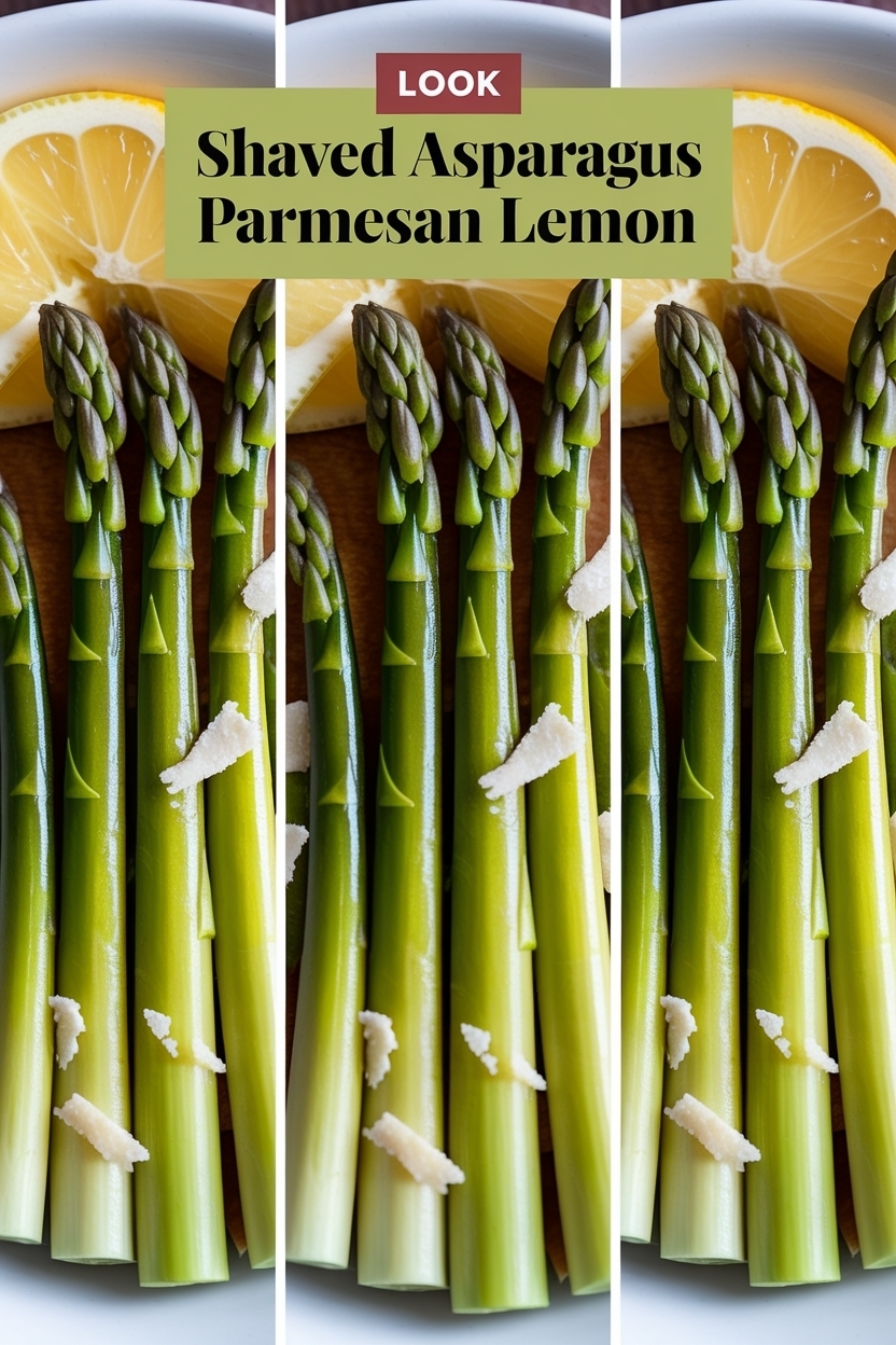 shaved asparagus salad parmesan lemon