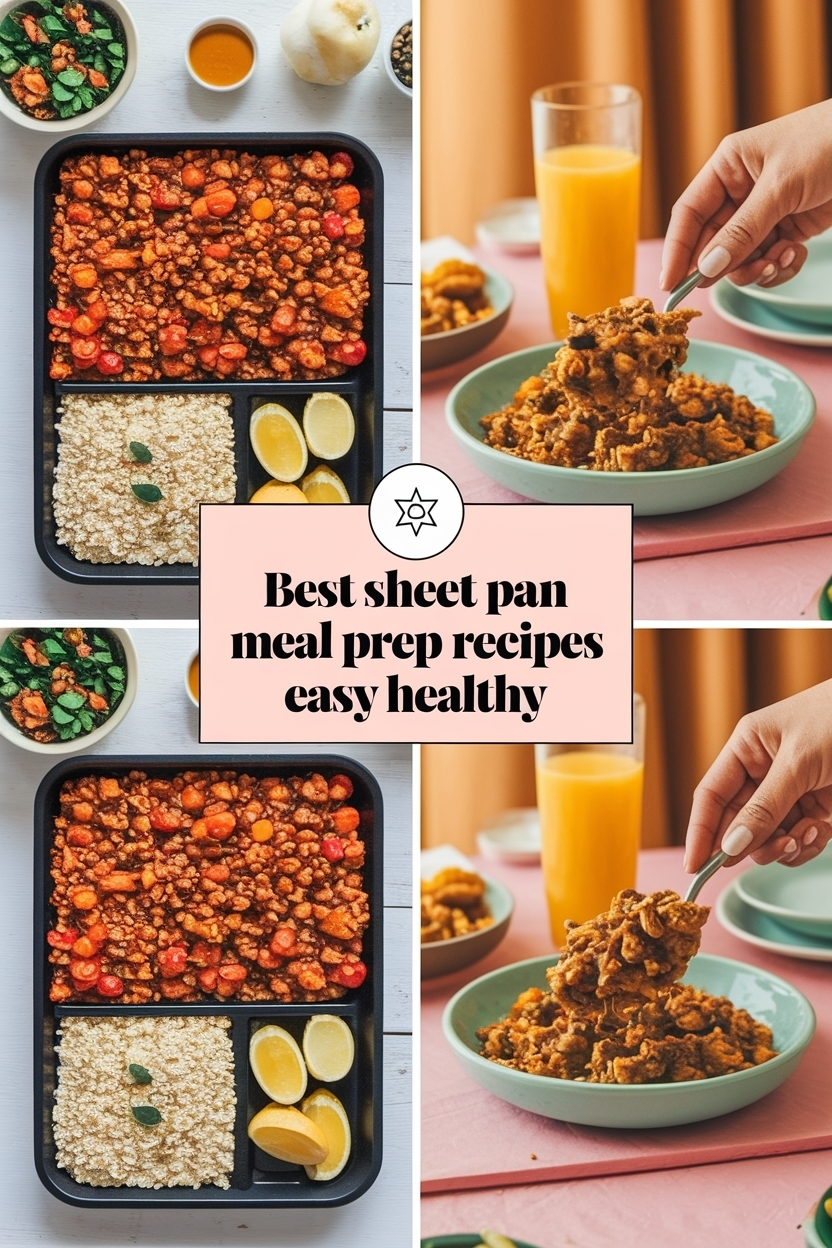 sheet pan meal prep recipes easy healthy