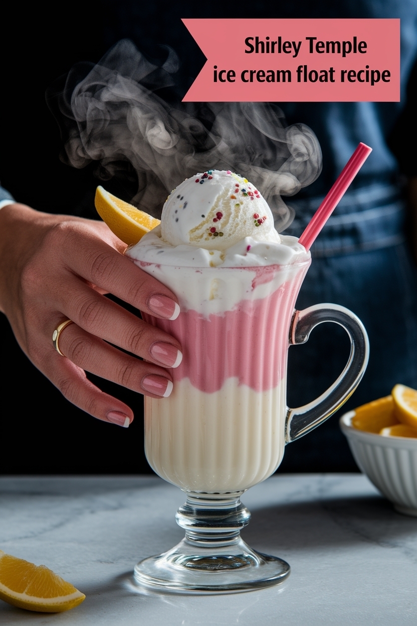 shirley temple ice cream float recipe