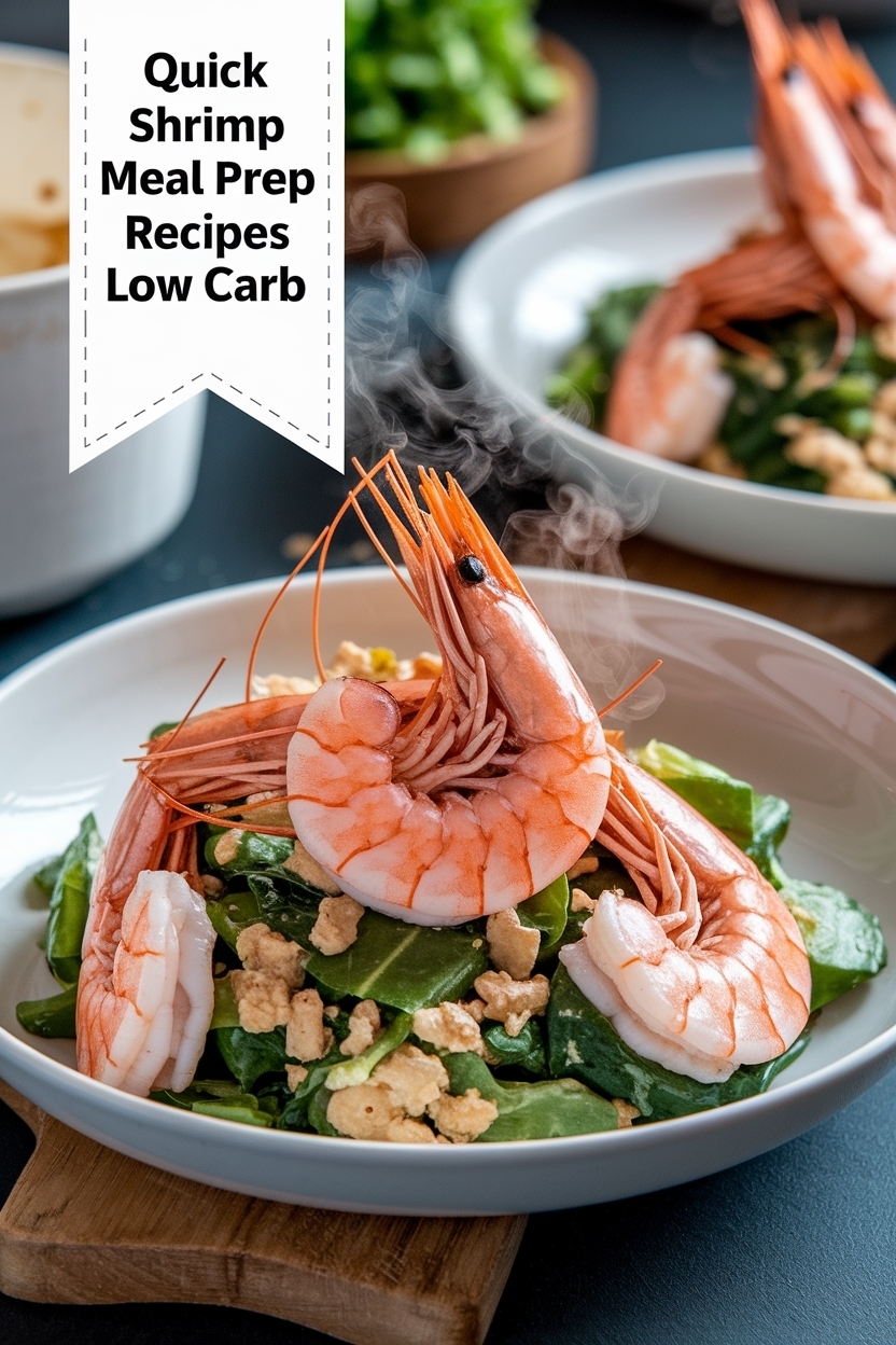 shrimp meal prep recipes low carb