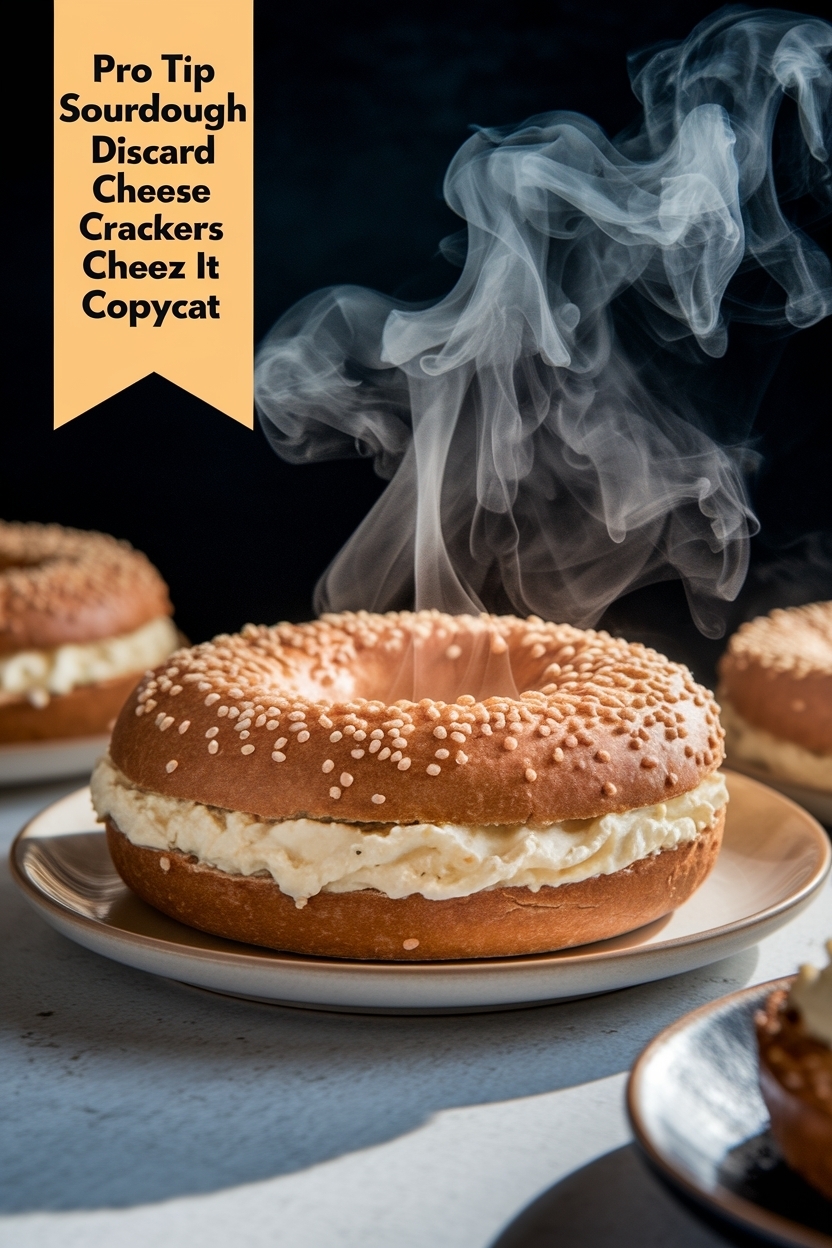 sourdough discard cheese crackers cheez it copycat