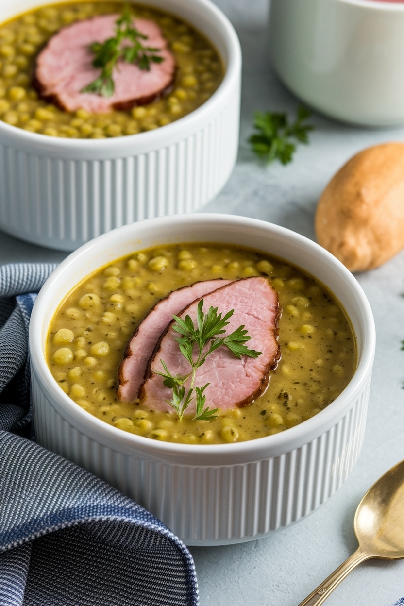 split pea soup recipe ham slow cooker