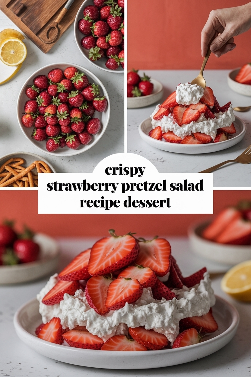 strawberry pretzel salad recipe dessert