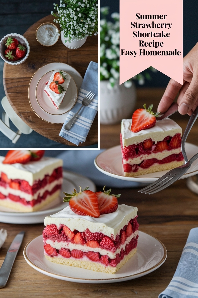strawberry shortcake recipe easy homemade