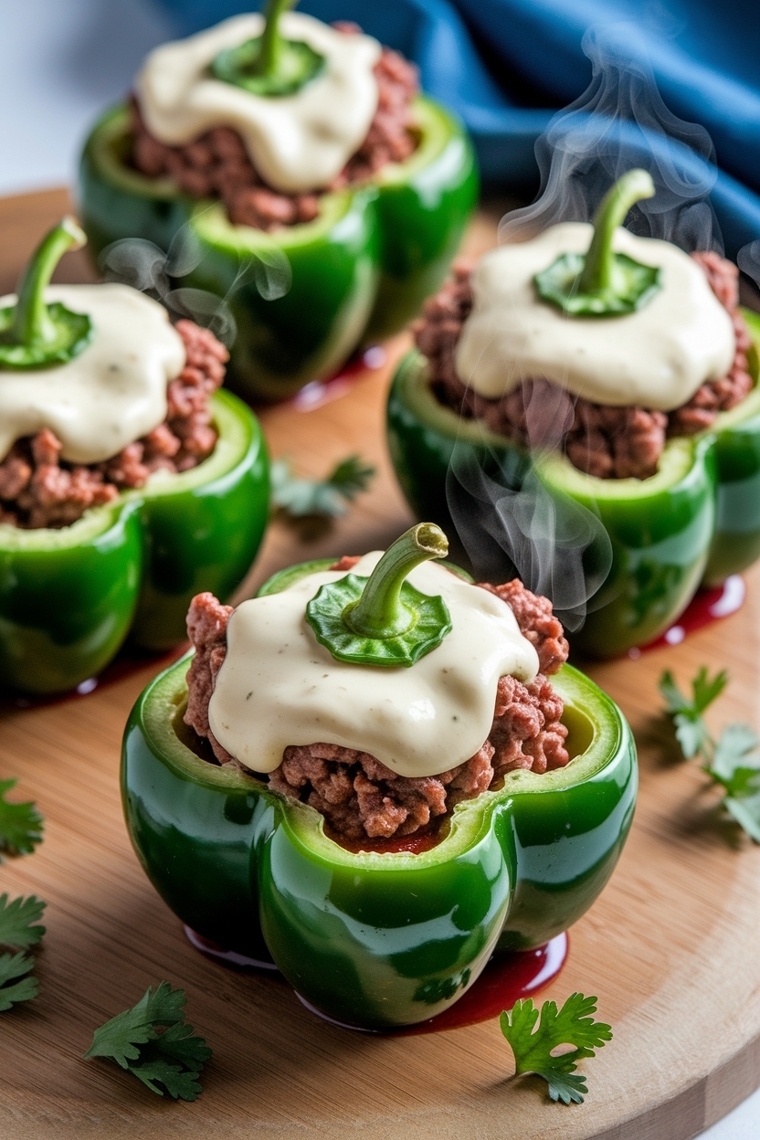 stuffed bell peppers recipe ground beef
