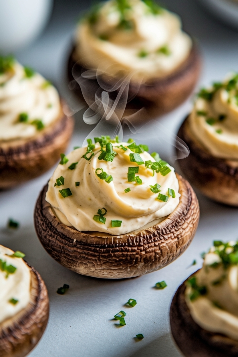 stuffed mushrooms recipe cream cheese garlic