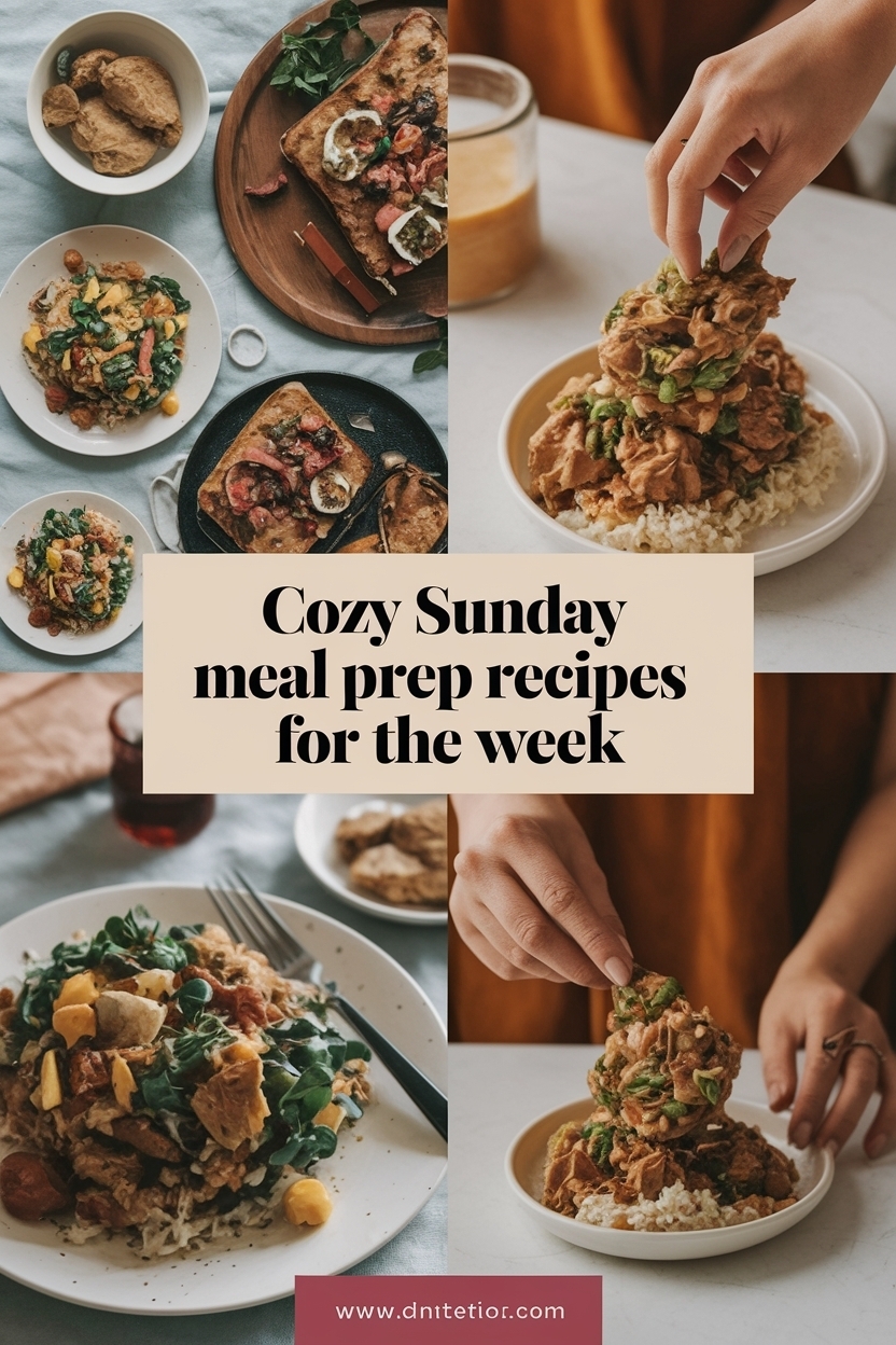 sunday meal prep recipes for the week