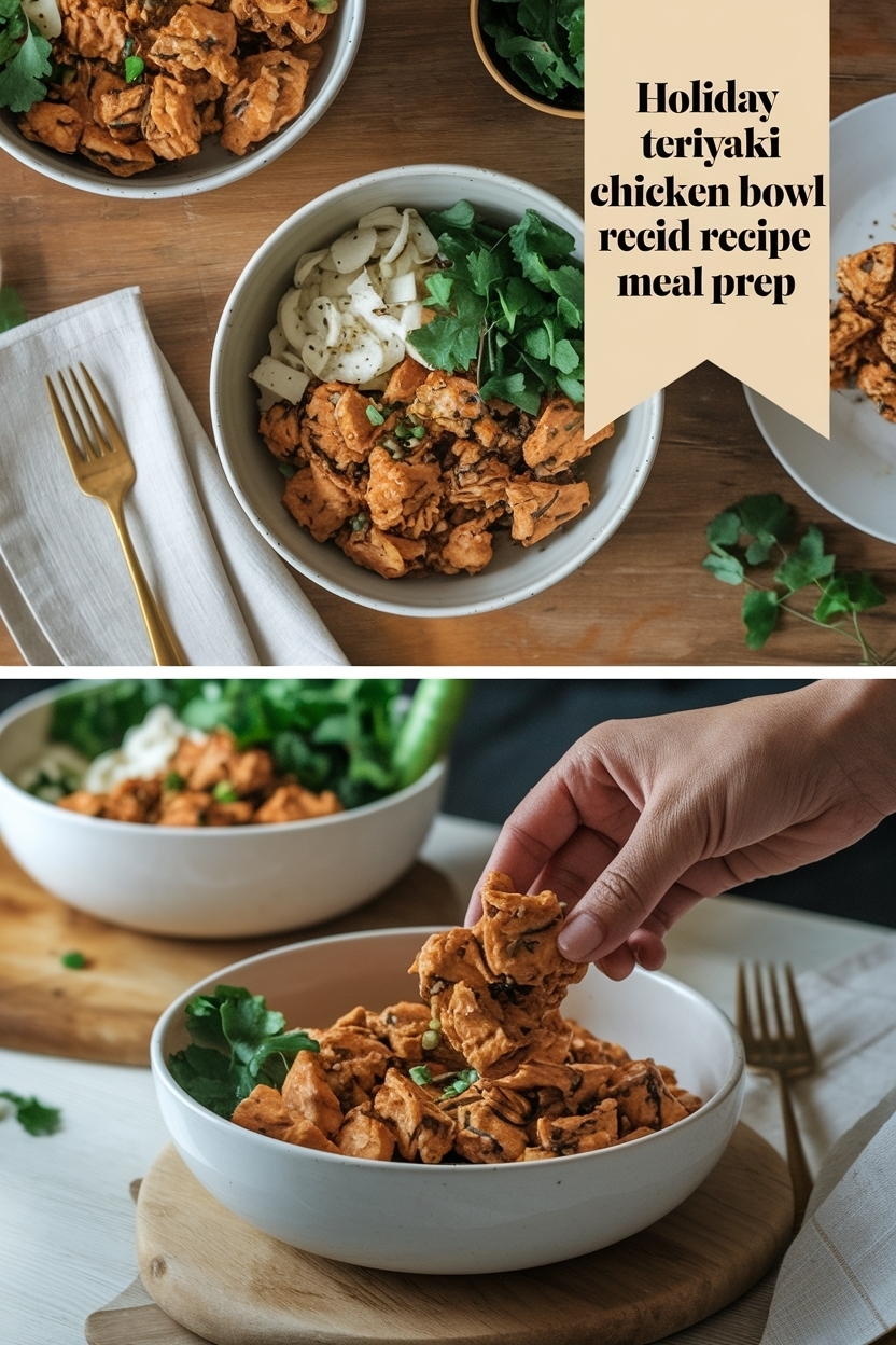 teriyaki chicken bowl recipe meal prep
