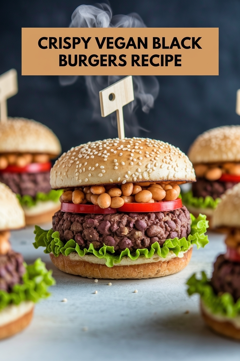 vegan black bean burgers recipe