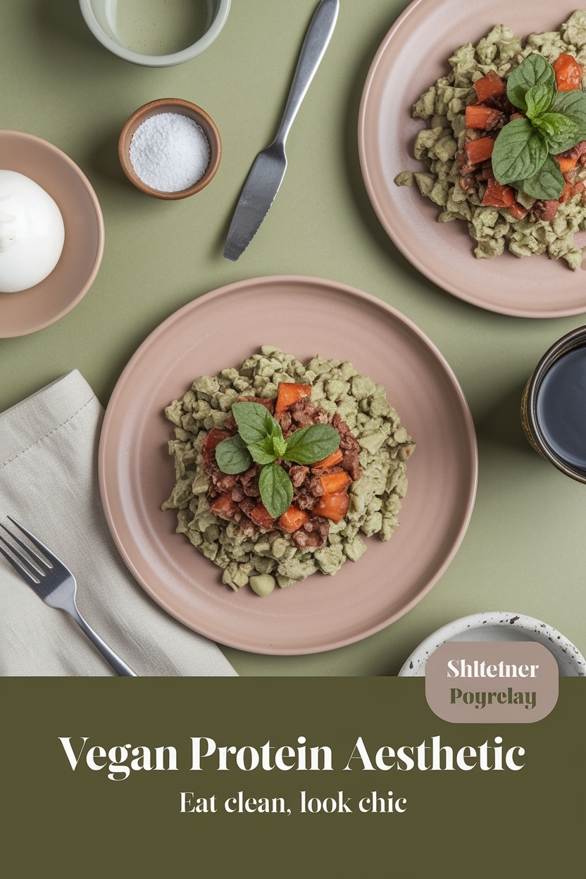 ## Stunning Vegan Protein Aesthetic: 3x3 Flatlay Inspiration