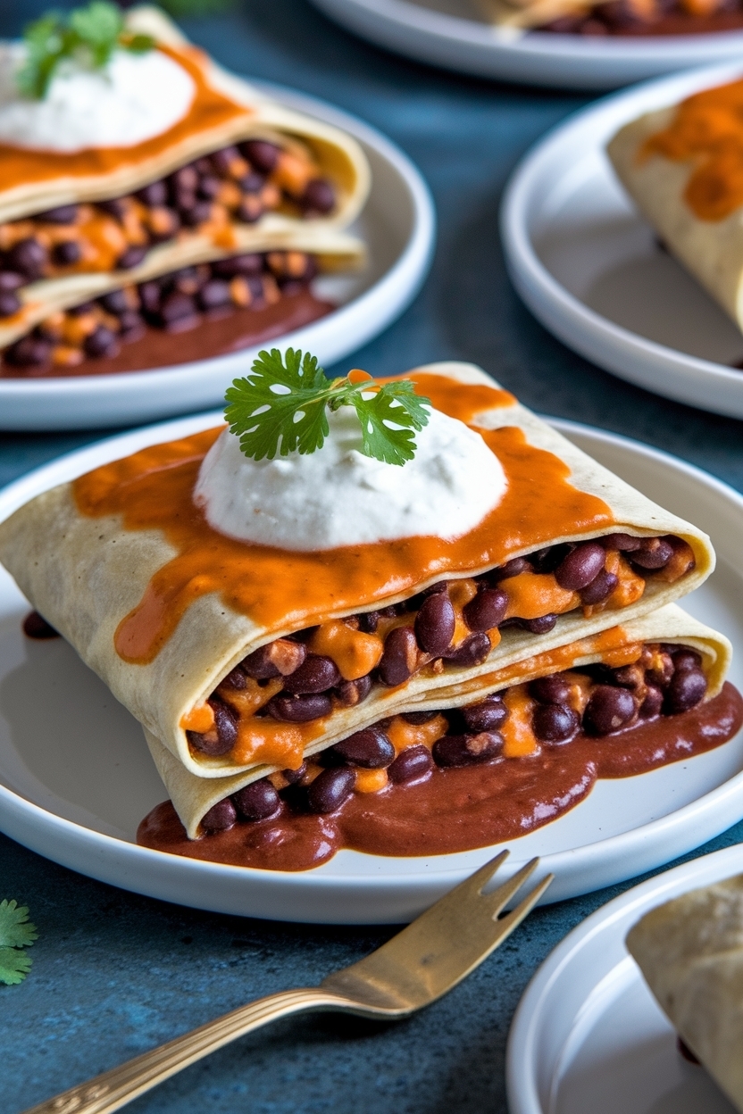 vegetarian enchiladas recipe black bean