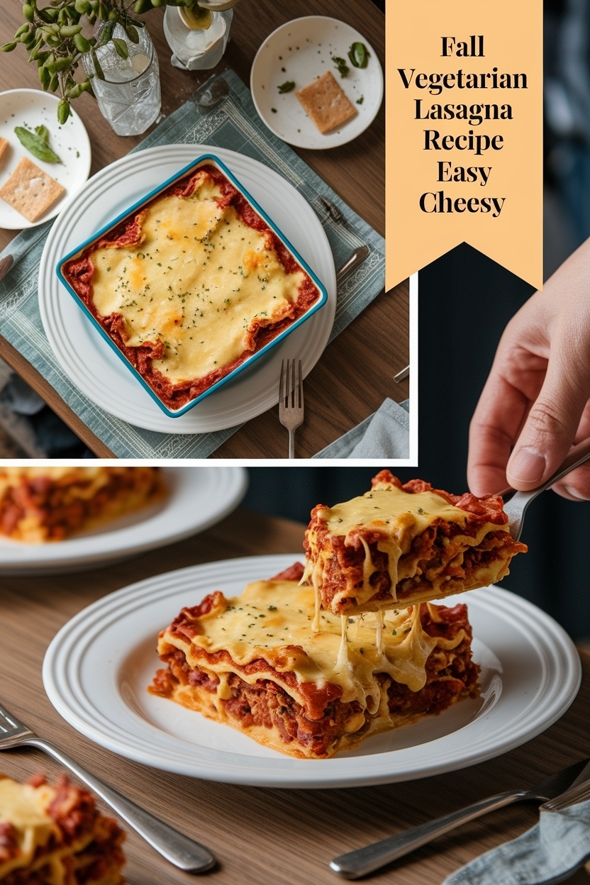 vegetarian lasagna recipe easy cheesy