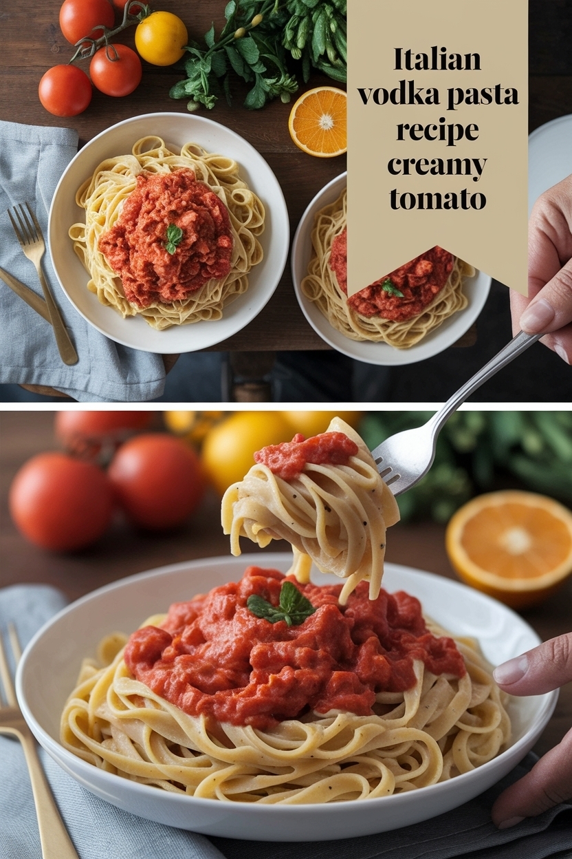vodka pasta recipe creamy tomato